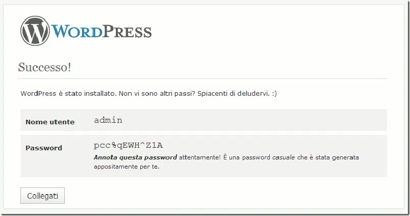 wp8 thumb - Come installare wordpress su server Win Aruba