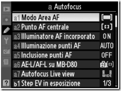 D901 thumb - Autofocus e Modo Area AF, i settaggi per una corretta messa a fuoco.