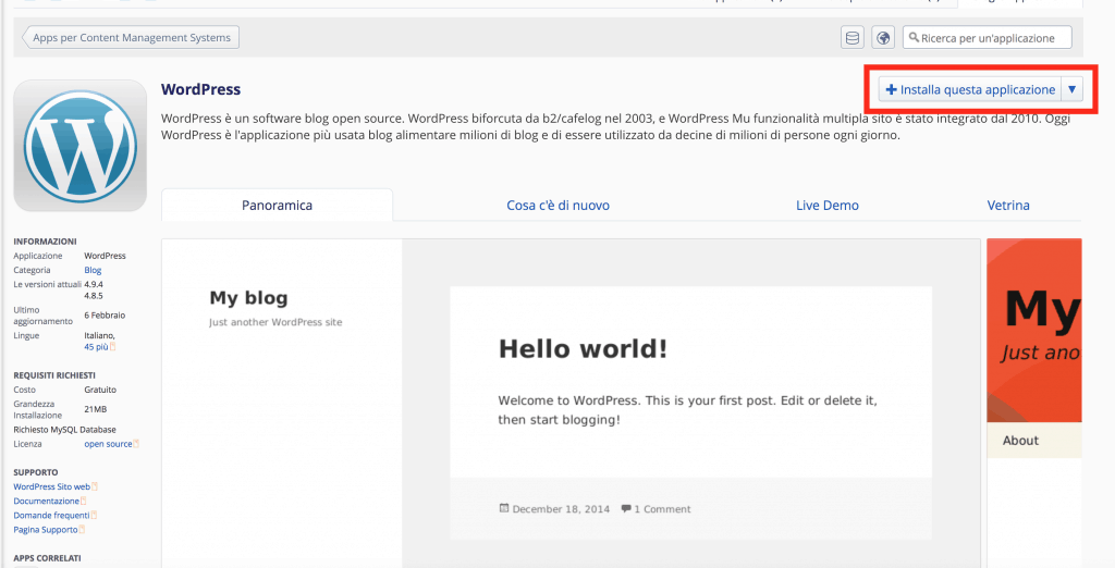 Come installare wordpress su provider netsons 8 installare wordpress 1024x522 - Come installare wordpress su provider netsons