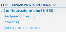 0 - Come abilitare l'url rewrite su un forum phpBB3