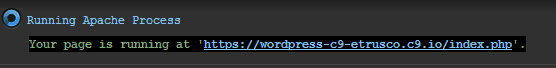 Cattura8 - Come installare wordpress gratis sul cloud IDE c9.io