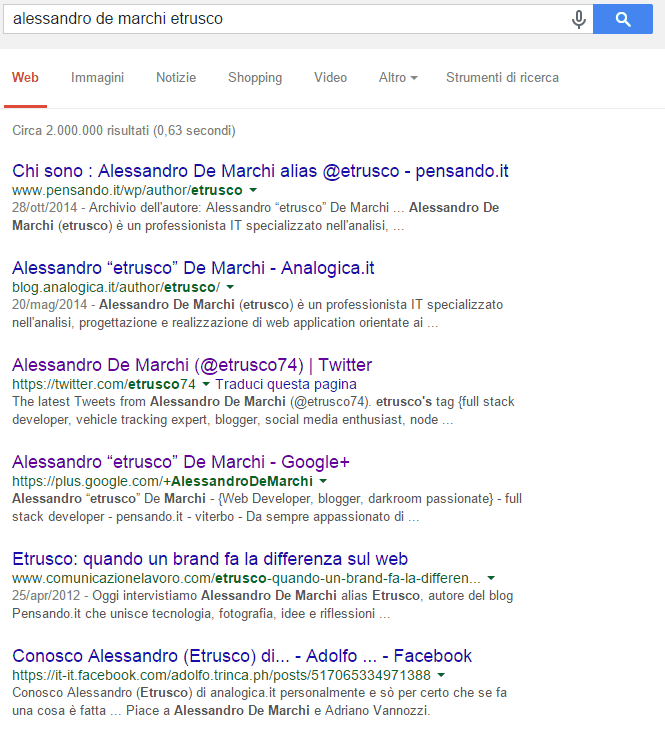 alessandro de marchi etrusco - La sfiga di chiamarsi Alessandro De Marchi