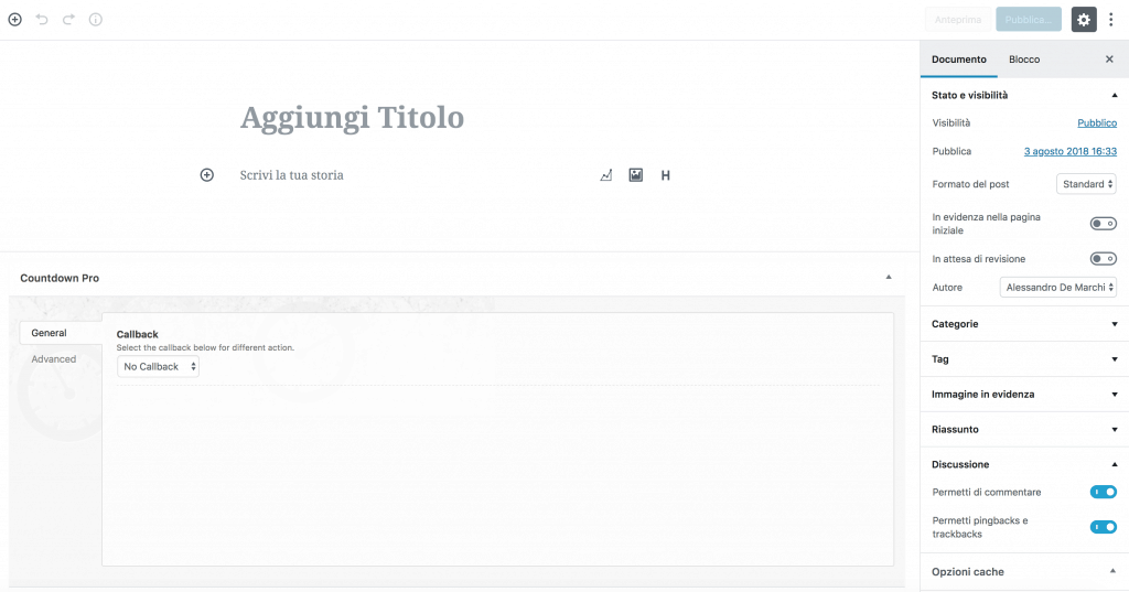 wordpress gutenberg: tutto quello che c'è da sapere sul nuovo editor di testo 3 wordpress gutenberg 1024x537 - wordpress gutenberg: tutto quello che c'è da sapere sul nuovo editor di testo