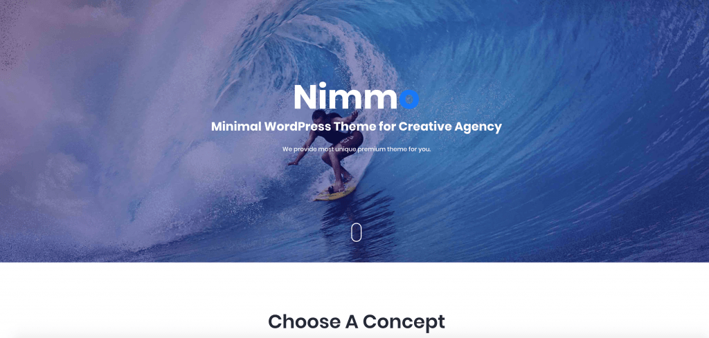 5 Temi professionali per wordpress nimmo 1024x489 - Temi professionali per wordpress: i migliori a confronto