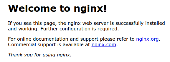 default nginx - Come installare lo stack LEMP su VPS (Linux NGINX MySQL php)