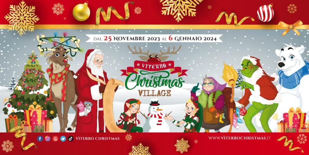 FB copertina VCV 2023 1024x515 - Viterbo Christmas Village : la magia del Natale nel Centro storico di Viterbo