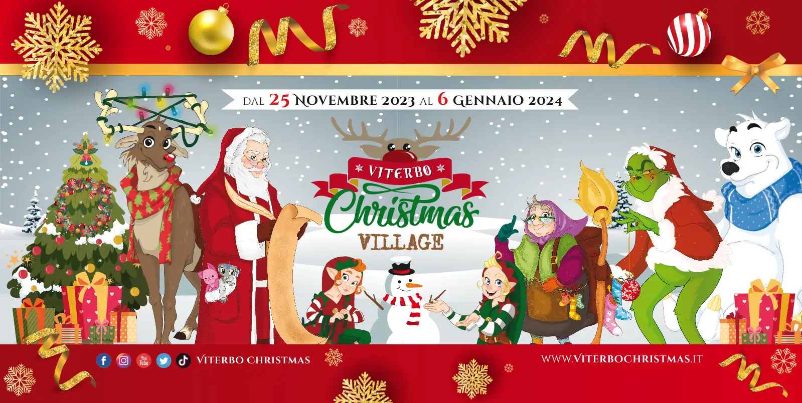 FB copertina VCV 2023 - Viterbo Christmas Village : la magia del Natale nel Centro storico di Viterbo