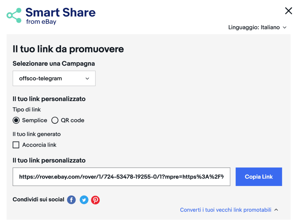 ebay smart share 6 1024x779 - Ebay Partner Network: come convertire i link di tracciamento rover