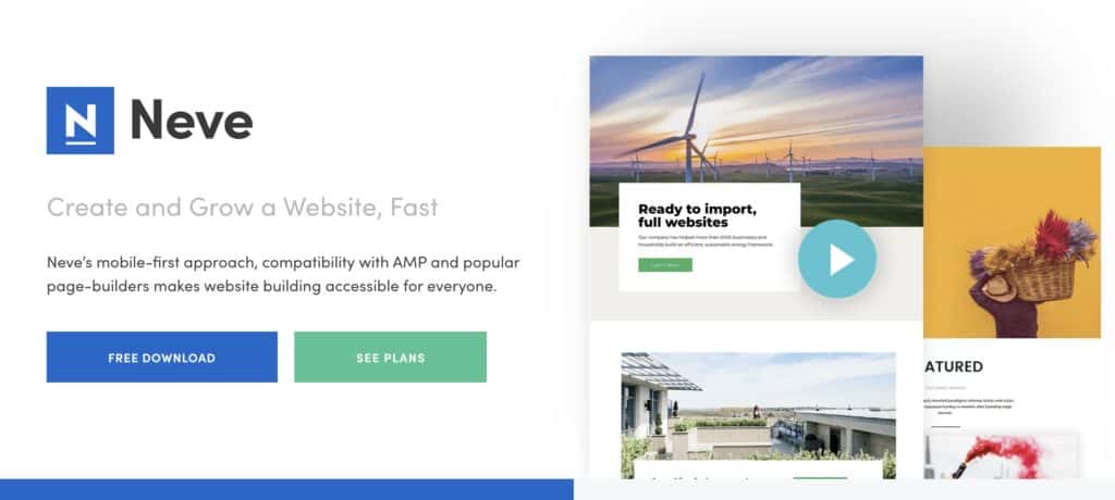 neve tema 1 1024x460 - Tema Neve Wordpress: nuovo look con focus su velocità e performance