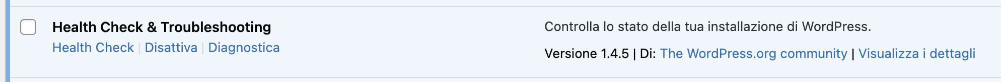2 wordpress modalita diagnostica - Come attivare la modalità diagnostica su wordpress