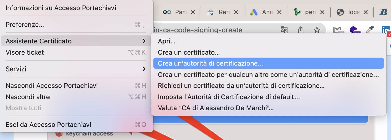 Certificate Authority 2021 12 22 alle 11.47.01 - Come installare wordress in locale su macOs