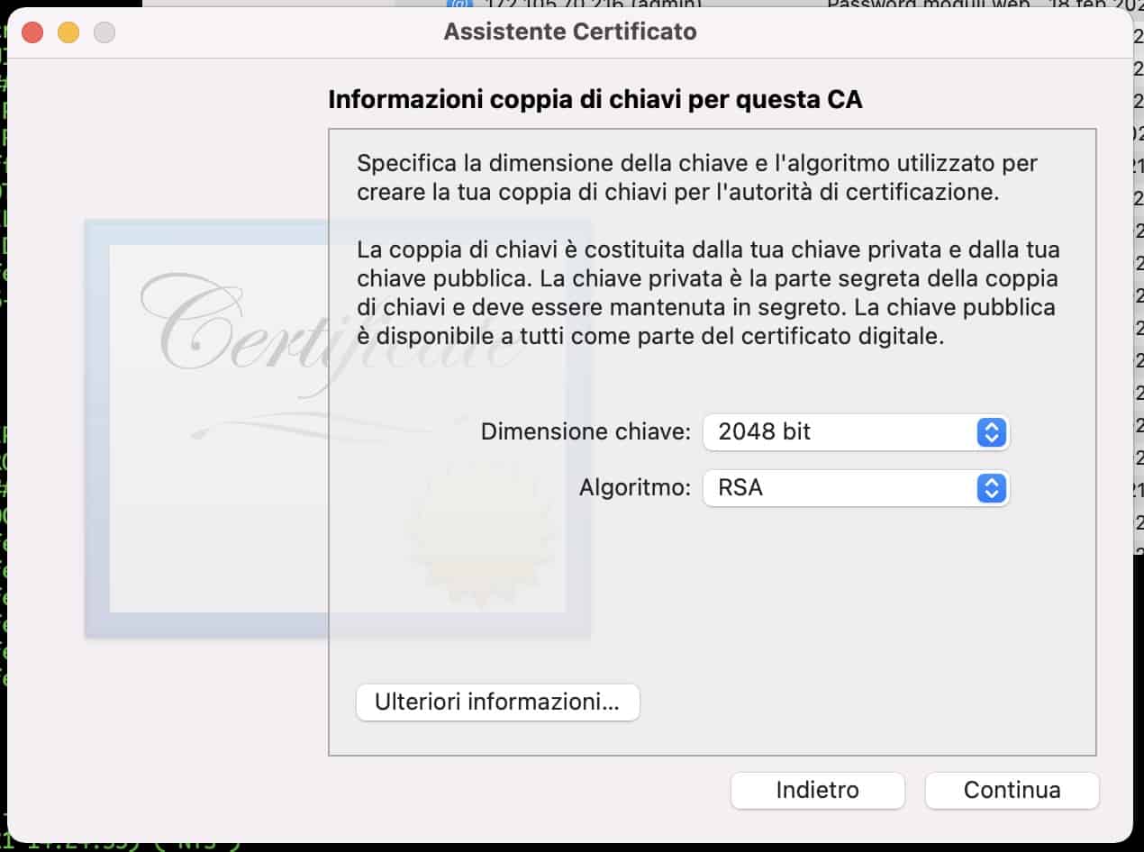 Certificate Authority 2021 12 22 alle 11.49.43 - Come installare wordress in locale su macOs