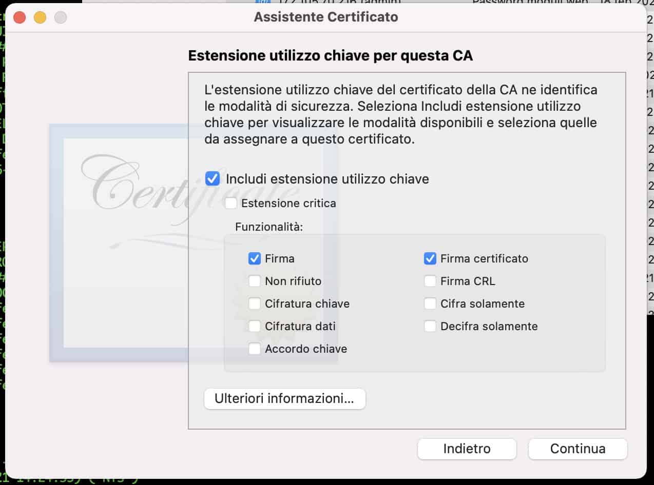 Certificate Authority 2021 12 22 alle 11.50.05 - Come installare wordress in locale su macOs