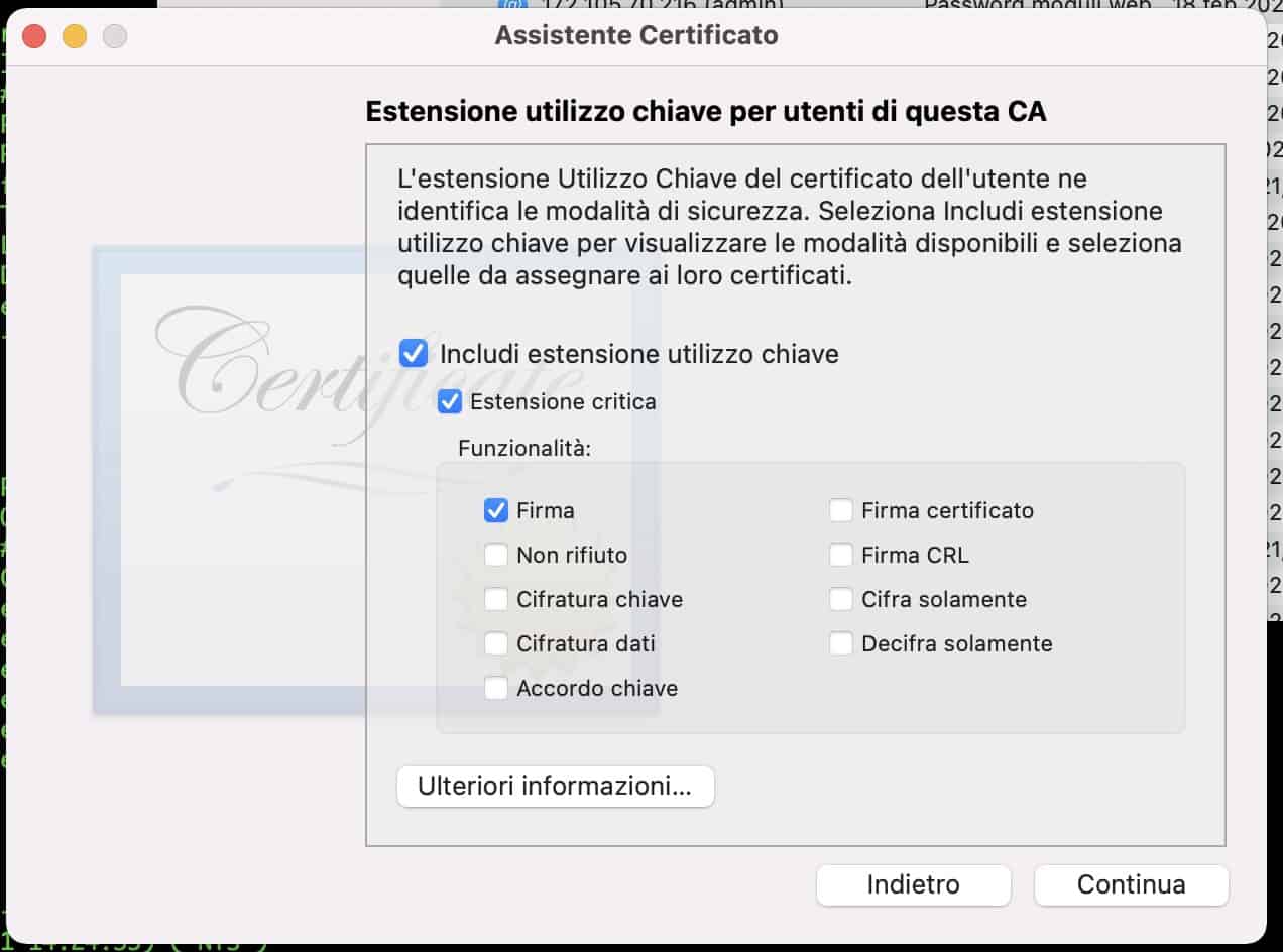 Certificate Authority 2021 12 22 alle 11.50.15 - Come installare wordress in locale su macOs