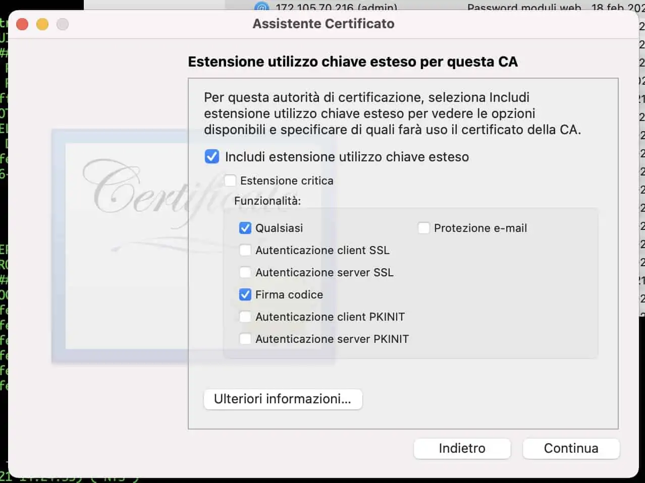 Certificate Authority 2021 12 22 alle 11.50.32 - Come installare wordress in locale su macOs