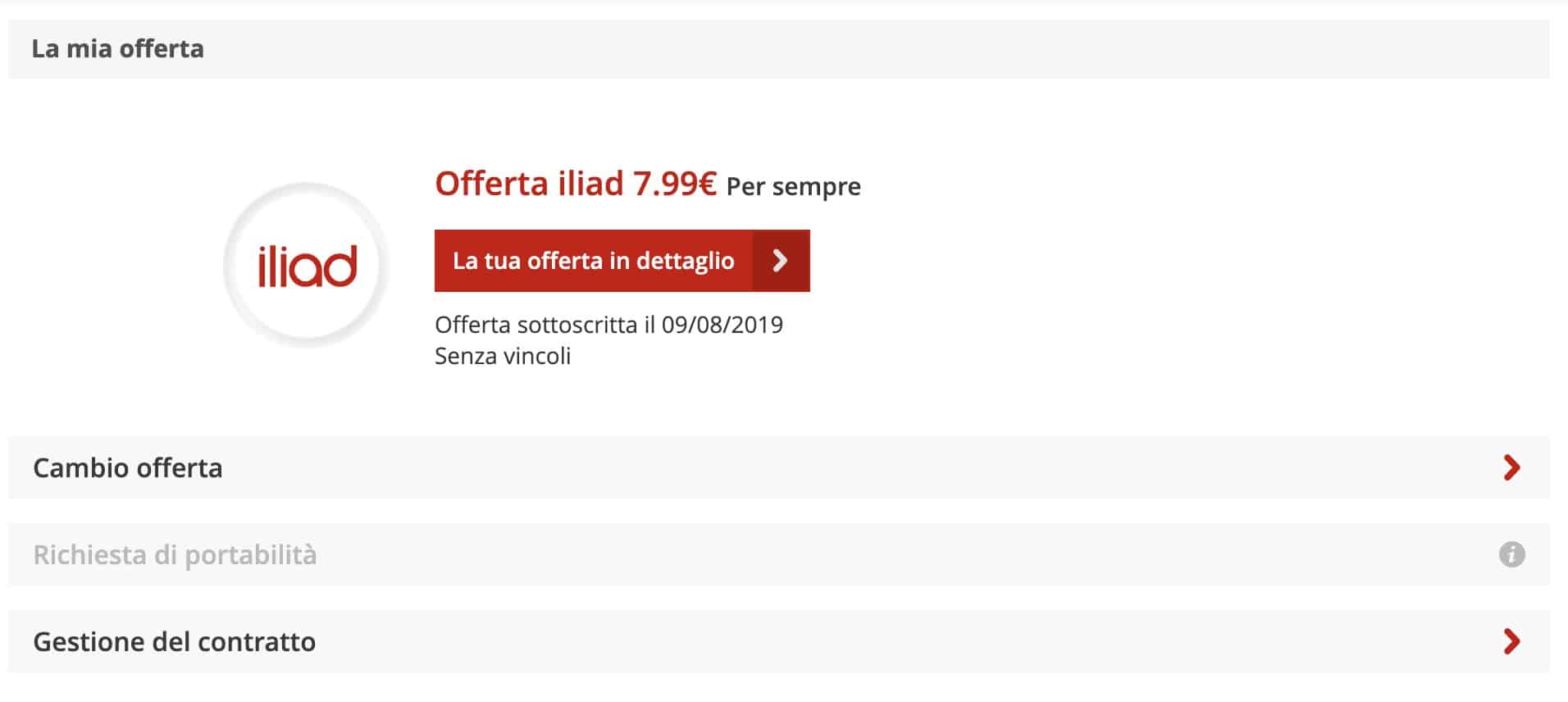 Come cambiare offerta iliad senza cambiare operatore 2 - Come cambiare offerta iliad senza cambiare operatore
