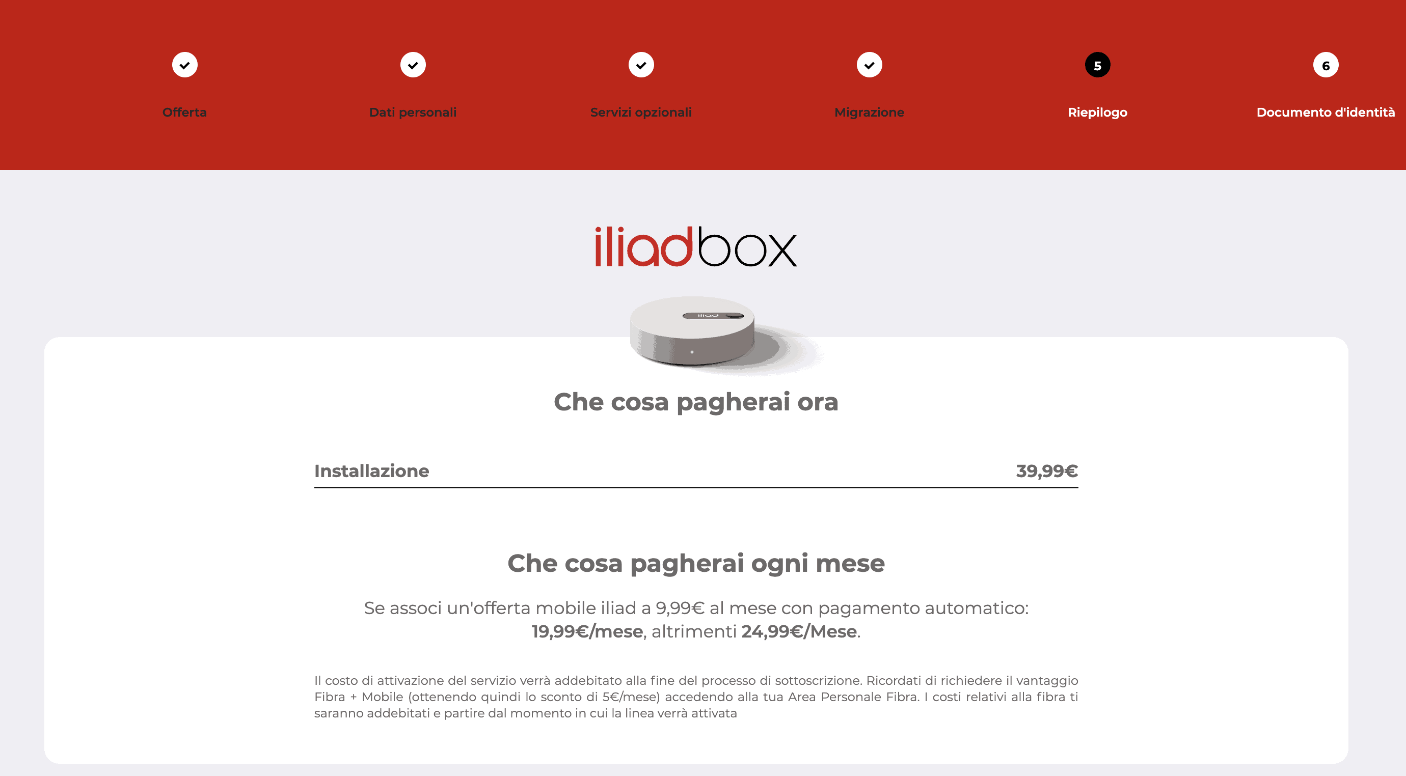 9 iliad fibra - Recensione Iliad Fibra: Migrazione Unboxing e Test Linea