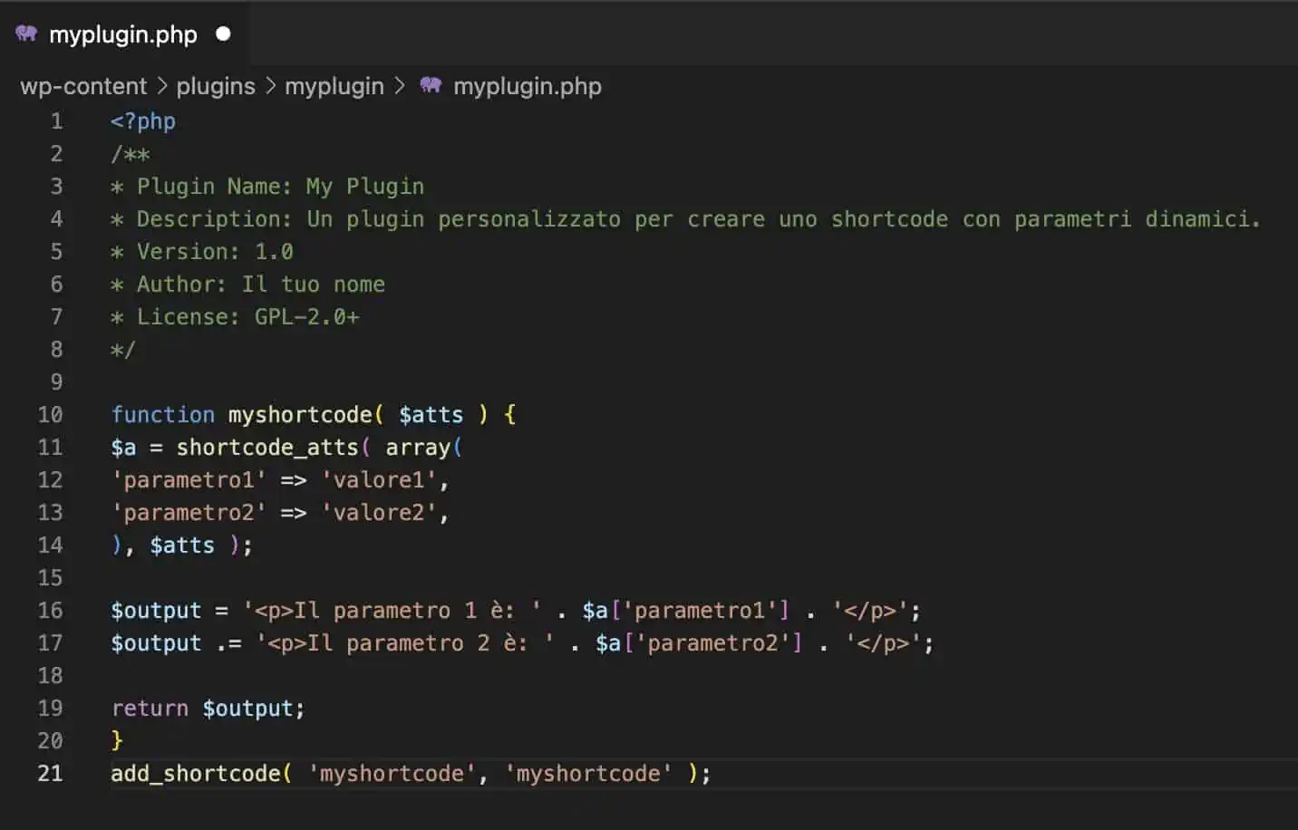 plugin wp chatgpt vscode - Come creare un plugin wordpress con ChatGPT