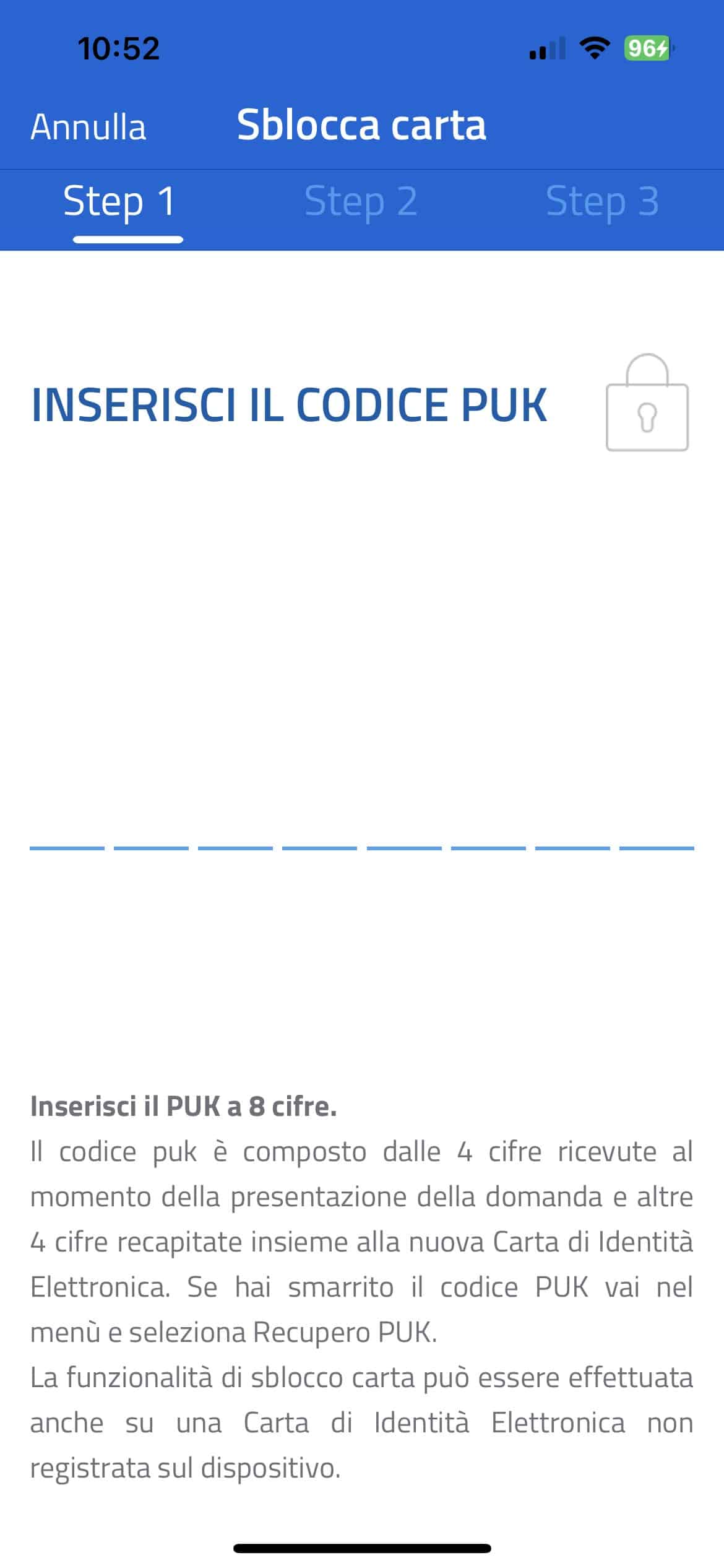 2 come passare da spid a cie - Come recuperare PIN e PUK della CIE
