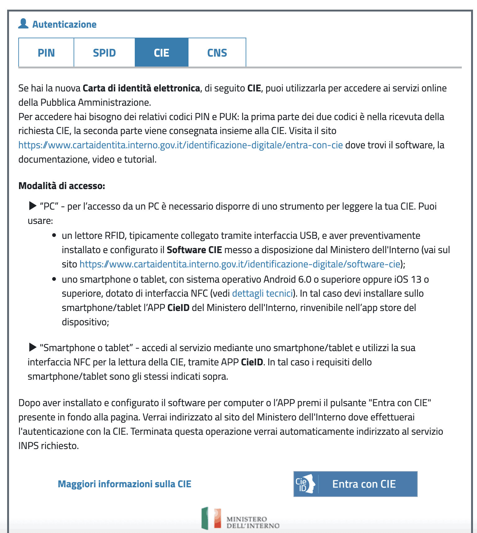 Come passare da SPID a CIE per accedere ai servizi della PA 9. come passare da spid a cie - Come passare da SPID a CIE per accedere ai servizi della PA