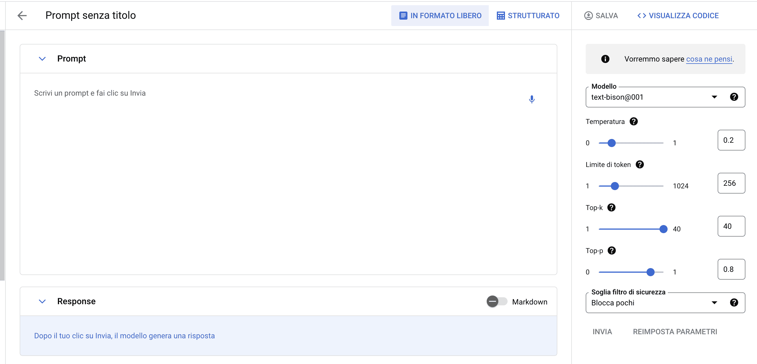6 vertex ai - Come integrare Bard (Vertex AI) tramite API REST e librerie
