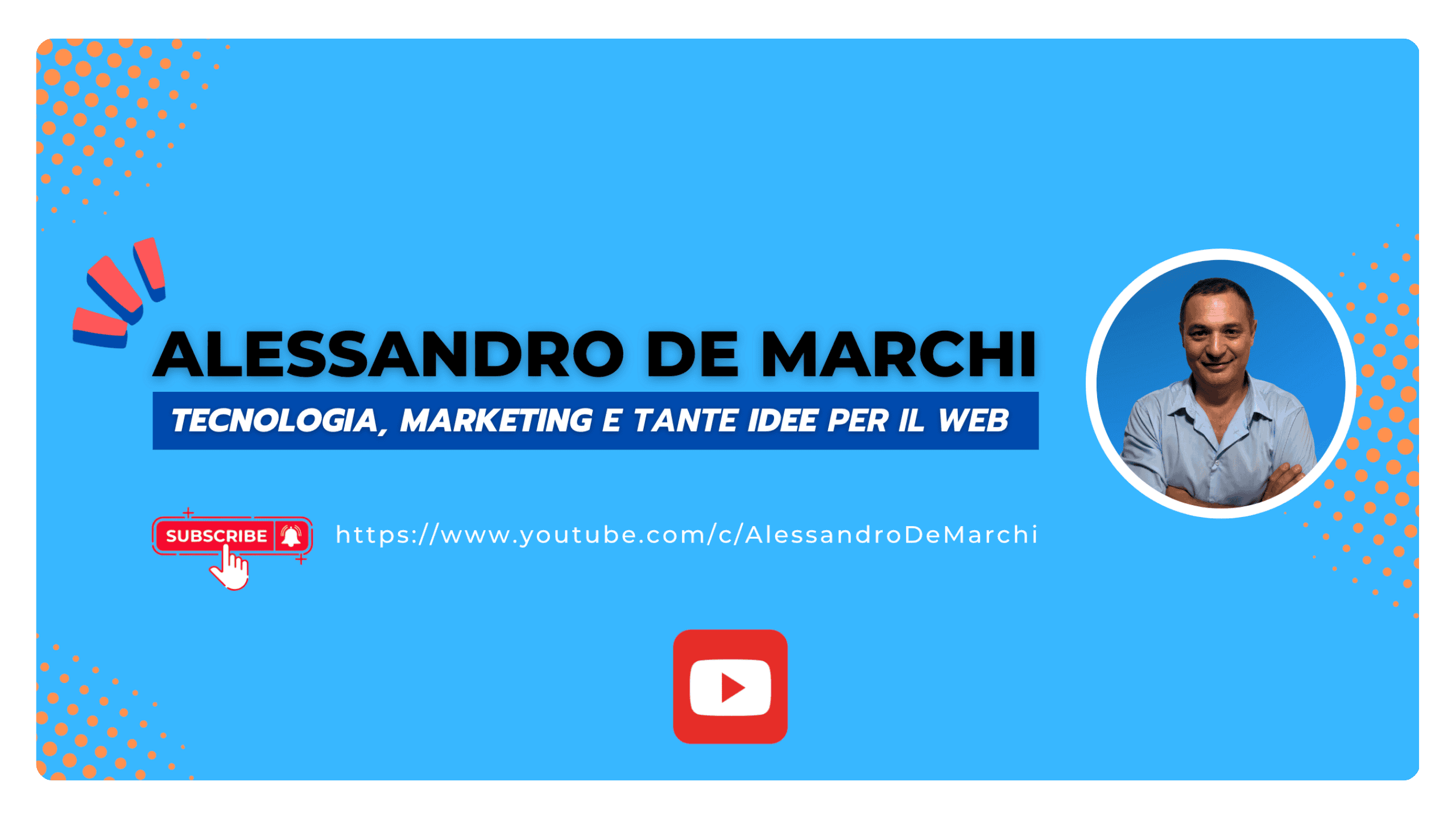 canale you tube alessandro de marchi