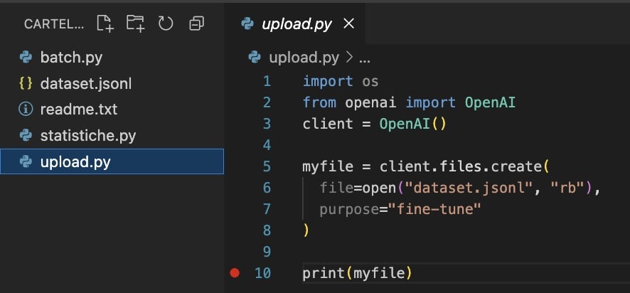 3 fine tuning - Come creare una versione personalizzata di ChatGPT