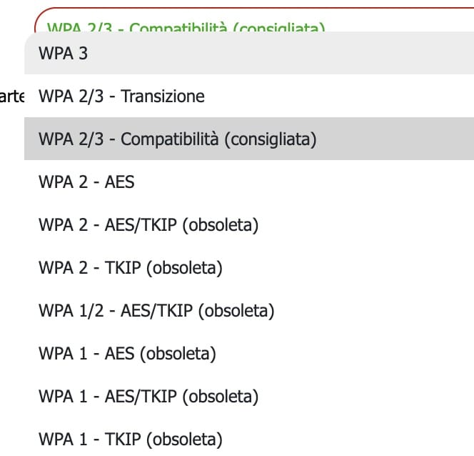 Ho testato la nuova iliadbox wifi 7: è davvero cosi veloce? 8c. wpa3 - Ho testato la nuova iliadbox wifi 7: è davvero cosi veloce?
